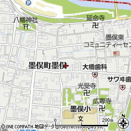 大垣西濃信用金庫墨俣支店周辺の地図
