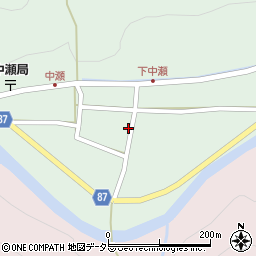 兵庫県養父市中瀬1053周辺の地図