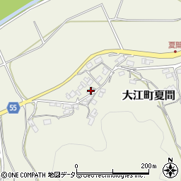 京都府福知山市大江町夏間291周辺の地図