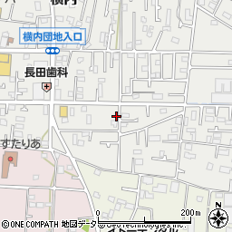 神奈川県平塚市横内4125-3周辺の地図