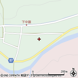 兵庫県養父市中瀬909周辺の地図