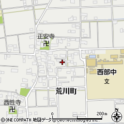 岐阜県大垣市荒川町307周辺の地図