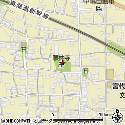 願林寺周辺の地図