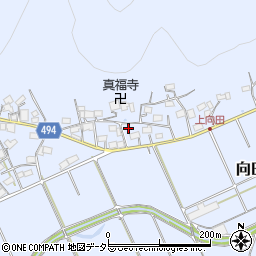 京都府綾部市向田町上大門周辺の地図