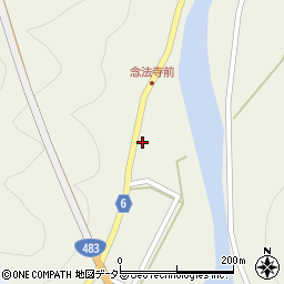 兵庫県養父市十二所1455周辺の地図