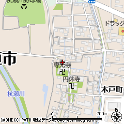 岐阜県大垣市木戸町1163周辺の地図