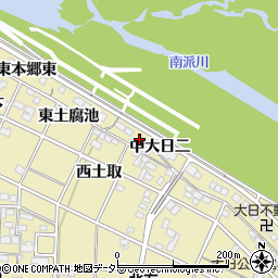 愛知県一宮市北方町北方中大日二29周辺の地図