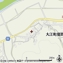 京都府福知山市大江町夏間298周辺の地図