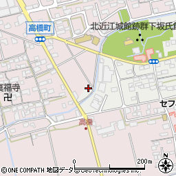 滋賀県長浜市下坂中町202-4周辺の地図