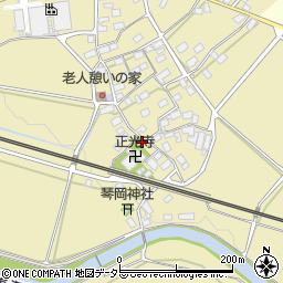 滋賀県米原市村木1113-2周辺の地図