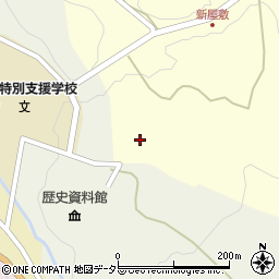 岩村山荘周辺の地図
