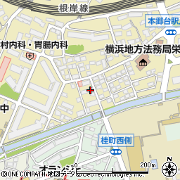 有限会社よろい寿司　本郷台本店周辺の地図