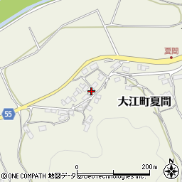 京都府福知山市大江町夏間295周辺の地図