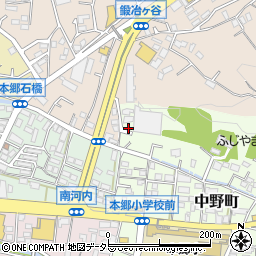 中野町南河内公園周辺の地図