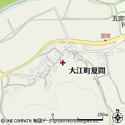 京都府福知山市大江町夏間330周辺の地図