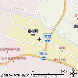 岐阜県恵那市本町周辺の地図