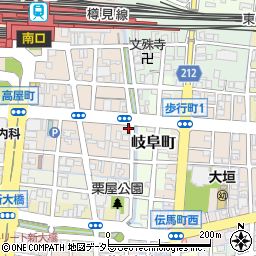 名鉄協商大垣駅南第２駐車場周辺の地図