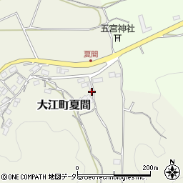 京都府福知山市大江町夏間606周辺の地図