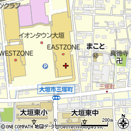 マックスバリュ大垣東店周辺の地図