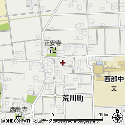 岐阜県大垣市荒川町181-8周辺の地図