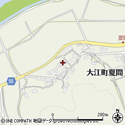 京都府福知山市大江町夏間297周辺の地図