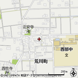 岐阜県大垣市荒川町181-3周辺の地図