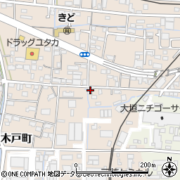 山本畳店周辺の地図