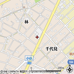 愛知県江南市小杁町林259周辺の地図