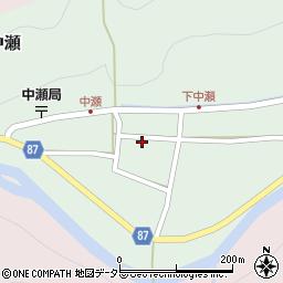 兵庫県養父市中瀬1038周辺の地図