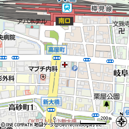 十六銀行大垣支店 ＡＴＭ周辺の地図