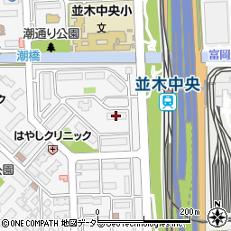 金沢シーサイドタウン並木二丁目団地１－５号棟周辺の地図