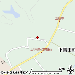 島根県安来市下吉田町443周辺の地図