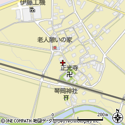 滋賀県米原市村木1123周辺の地図