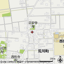 岐阜県大垣市荒川町179周辺の地図