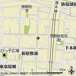 愛知県一宮市北方町北方新屋敷浦95周辺の地図