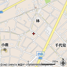 愛知県江南市小杁町林362周辺の地図