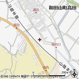 兵庫県朝来市和田山町高田15周辺の地図