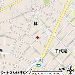 愛知県江南市小杁町林278周辺の地図