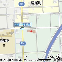大垣市西部サービスセンター周辺の地図