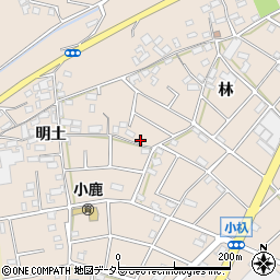 愛知県江南市小杁町林353周辺の地図