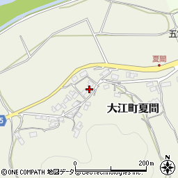 京都府福知山市大江町夏間277周辺の地図
