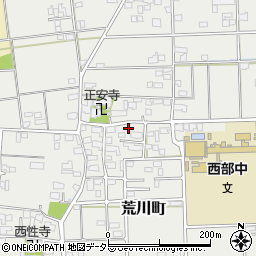 岐阜県大垣市荒川町181-13周辺の地図