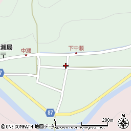 兵庫県養父市中瀬1048周辺の地図