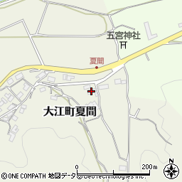 京都府福知山市大江町夏間304周辺の地図