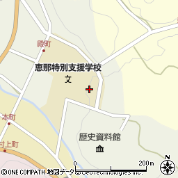 岐阜県恵那市殿町周辺の地図