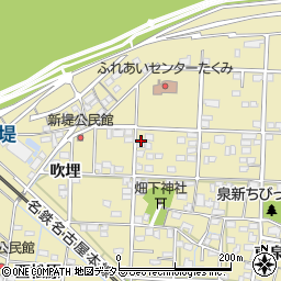 愛知県一宮市北方町北方泉屋浦二周辺の地図