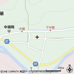 兵庫県養父市中瀬1040周辺の地図