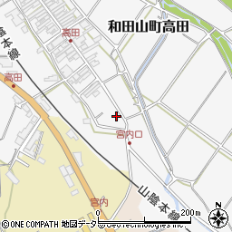 兵庫県朝来市和田山町高田156周辺の地図