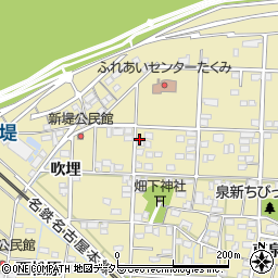 愛知県一宮市北方町北方（泉屋浦二）周辺の地図
