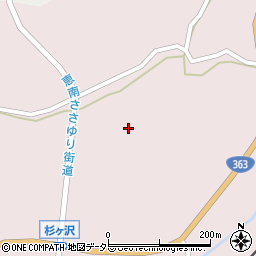 岐阜県恵那市一色周辺の地図